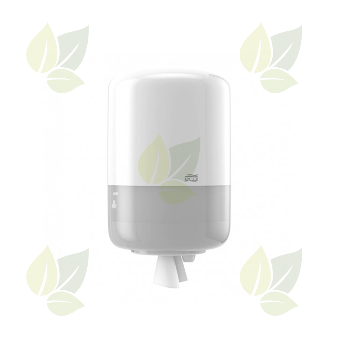 Dispensador de toalla de manos fluido centrico blanco 2